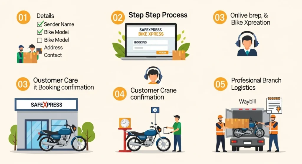 Bike Xpress by Safexpress – Ultimate 2026 Guide 2 How to Book Bike Xpress